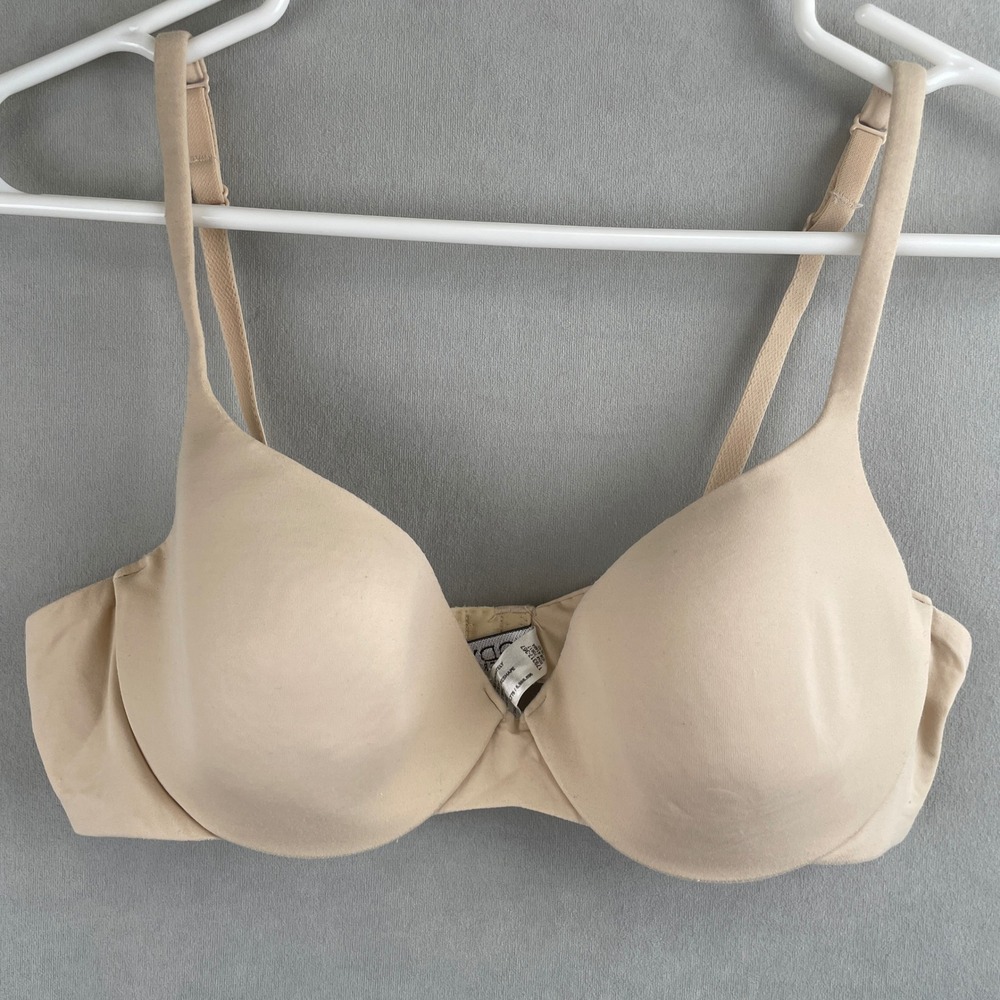 Victorias Secret Body by Victoria IPEX Demi Bra Beige Underwire 36B Comfy 2007